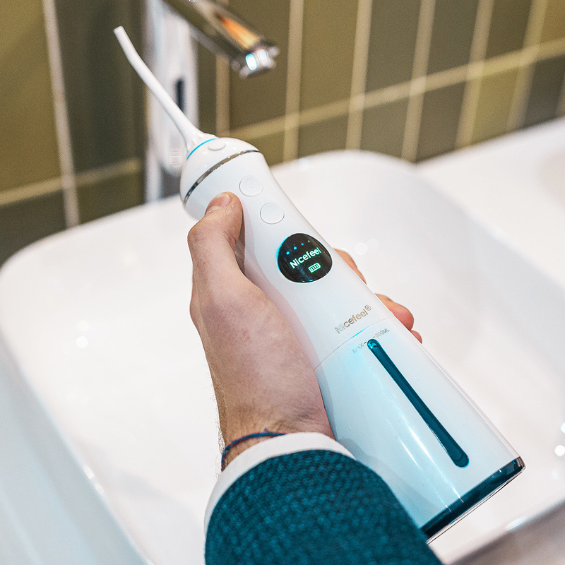 DIY 5 Mode Penggunaan Pribadi Perawatan Gigi Flosser Air Listrik Portabel Tanpa Kabel