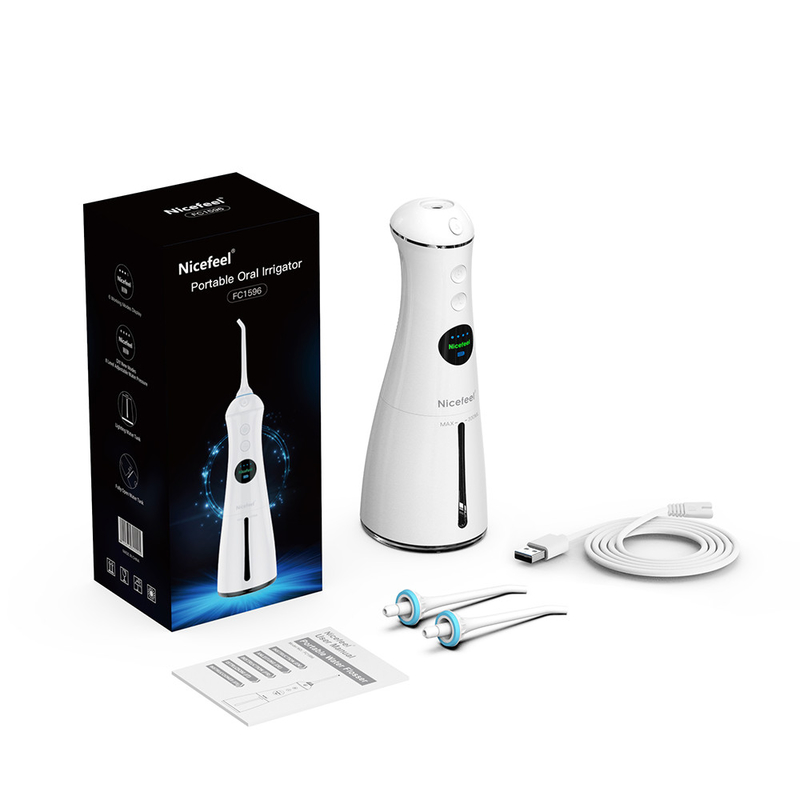 6+ Mode Kerja IPX7 Electric Water Jet 300ml Kebersihan Mulut Oral Irrigator Pemutih Gigi Air Flosser Benang Gigi