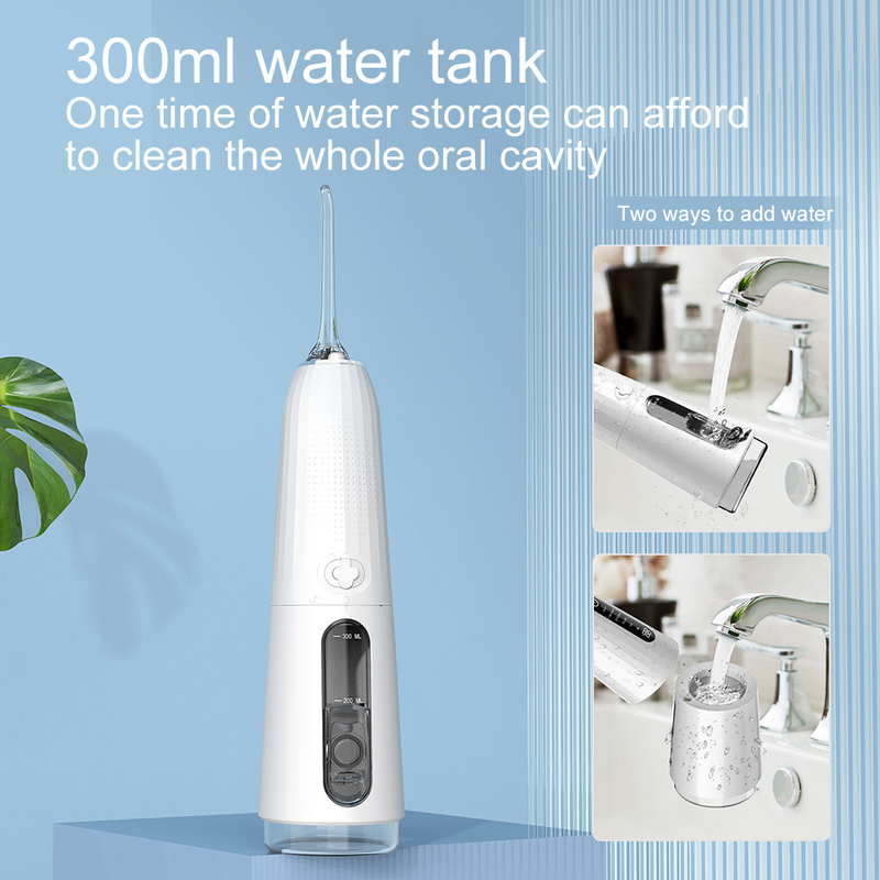 5+ Mode Kerja Ipx7 Electric Water Jet 300ml Kebersihan Mulut Oral Irrigator Teeth Cleaner Air Dental Pik Flosser