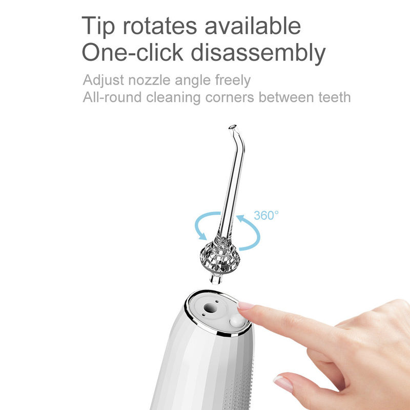 5+ Mode Kerja Ipx7 Electric Water Jet 300ml Kebersihan Mulut Oral Irrigator Teeth Cleaner Air Dental Pik Flosser