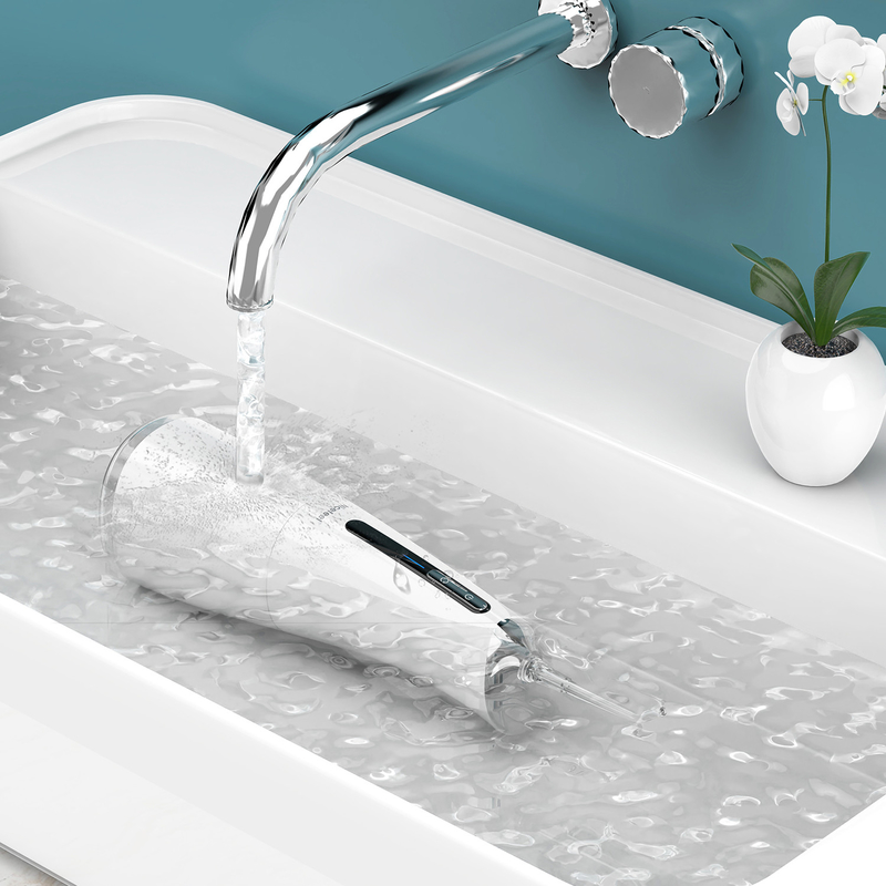 4 Mode Kerja 300ml Electric Jet Cordless Portable Water Flosser Oral Clean