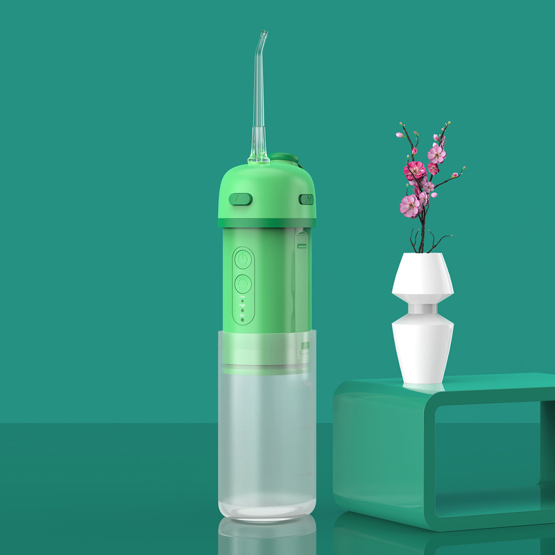 Tipe C IPX7 Electric Jet Cordless Mini Air Flosser Pembersih Gigi Portabel