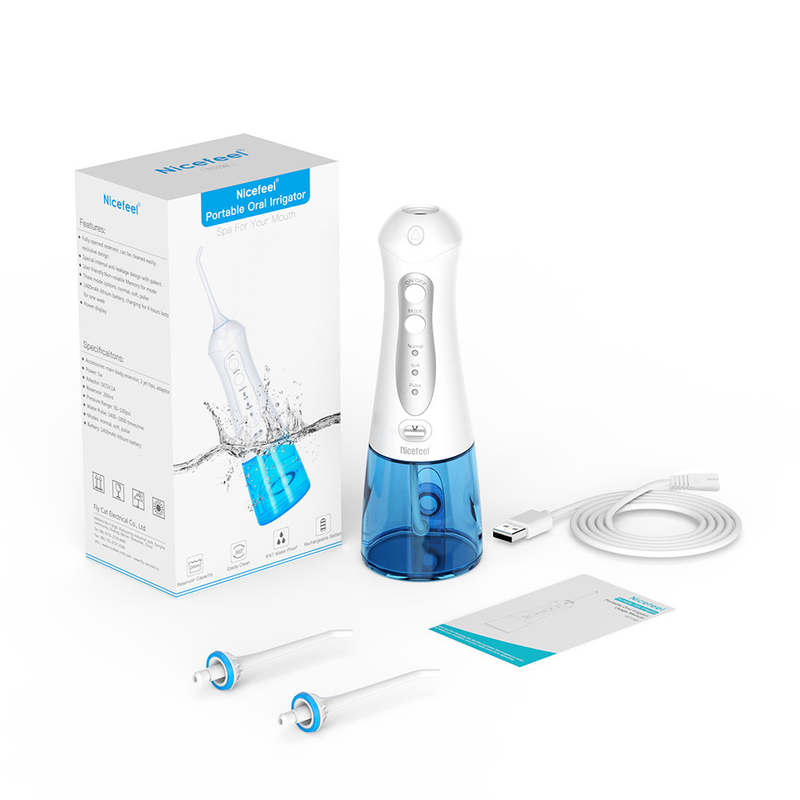 300ml IPX7 Electric Jet Mini Cordless Air Portabel Flosser Pembersih Gigi