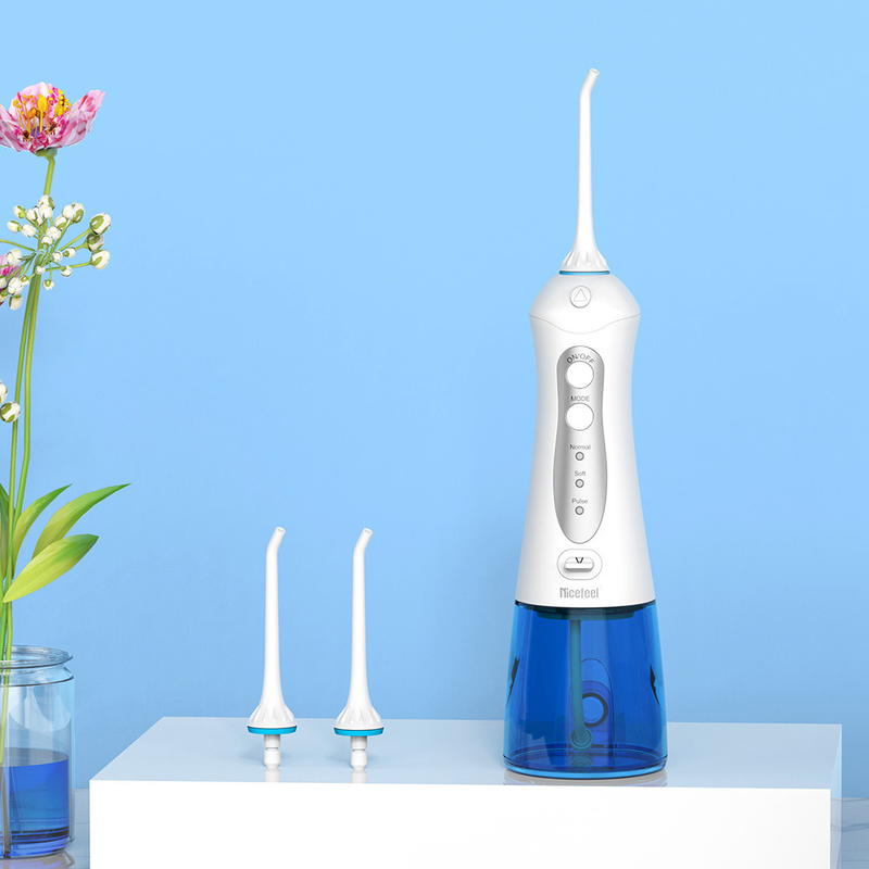 300ml IPX7 Electric Jet Mini Cordless Air Portabel Flosser Pembersih Gigi