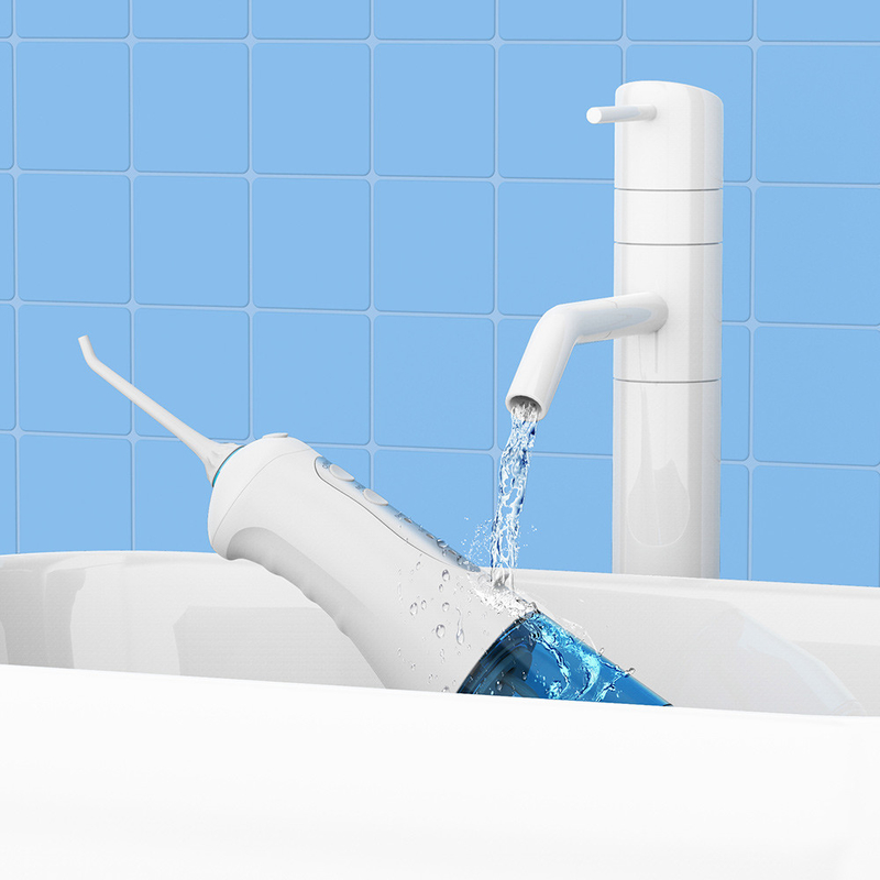 300ml IPX7 Electric Jet Mini Cordless Air Portabel Flosser Pembersih Gigi