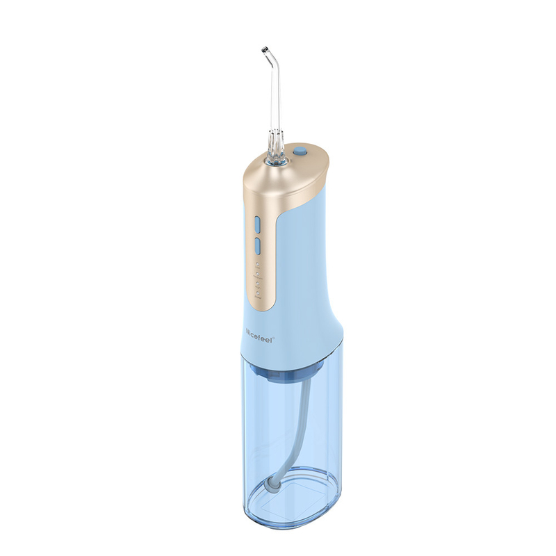 Flosser Air Portabel Tanpa Kabel Listrik Jet Irrigator Lisan IPX7 300ml