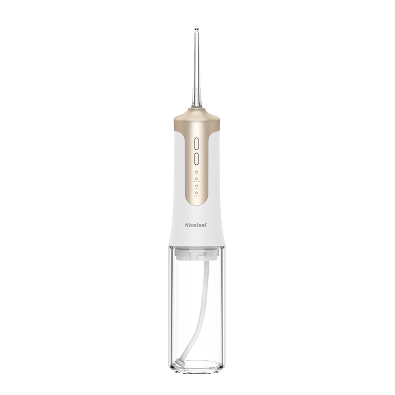 Flosser Air Portabel Tanpa Kabel Listrik Jet Irrigator Lisan IPX7 300ml