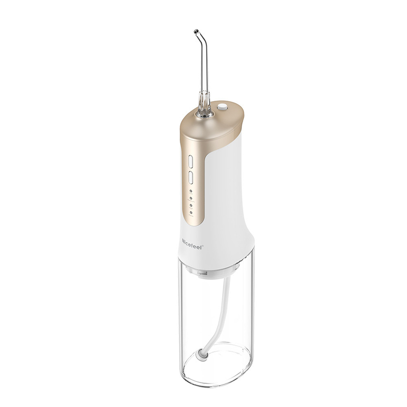 Flosser Air Portabel Tanpa Kabel Listrik Jet Irrigator Lisan IPX7 300ml