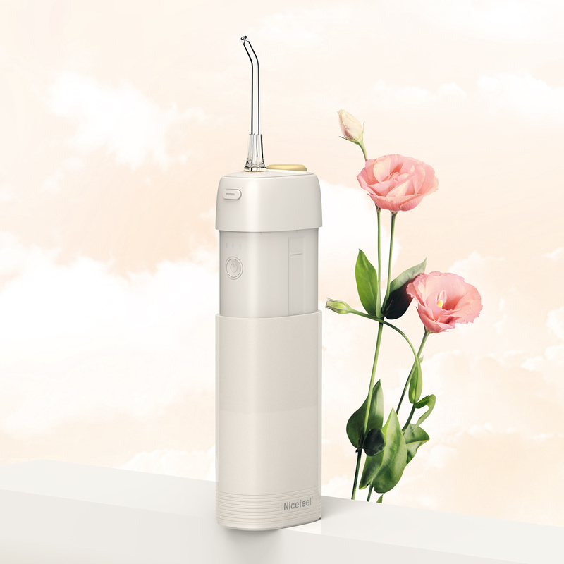 Tipe C IPX7 Electric Jet Cordless Mini Air Flosser Pembersih Gigi Portabel