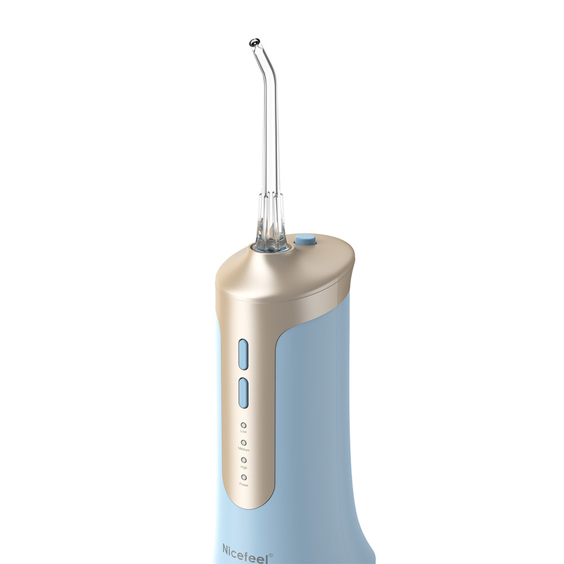Pembersih Gigi Electric Water Jet Cordless Flosser Air Portabel IPX7 300ml
