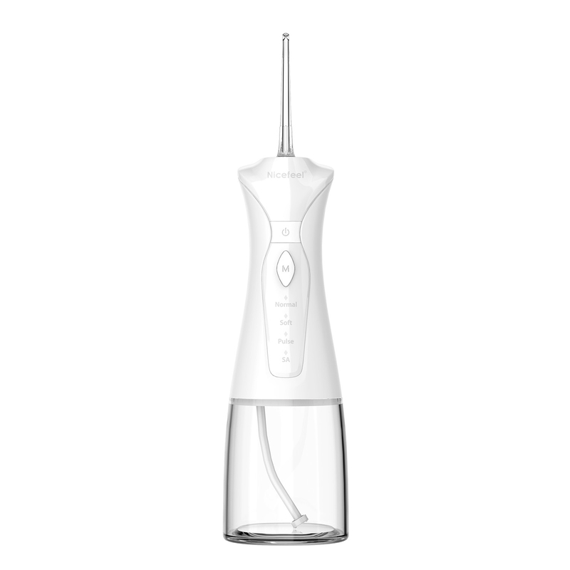 300ml Cordless Nicefeel Portable Oral Irrigator Perawatan Gigi Dengan Nozzels