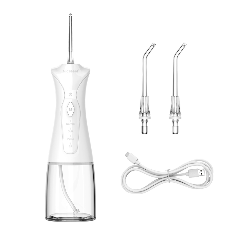 Portable Oral Hygiene Nicefeel Cordless Water Flosser Type C Charging