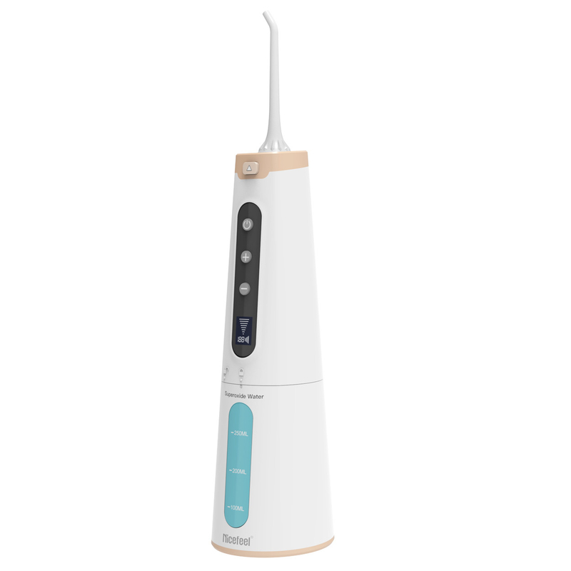 White Ozone Oral Irrigator 0.5kg Flosser Air Perawatan Gigi untuk Digunakan di Rumah