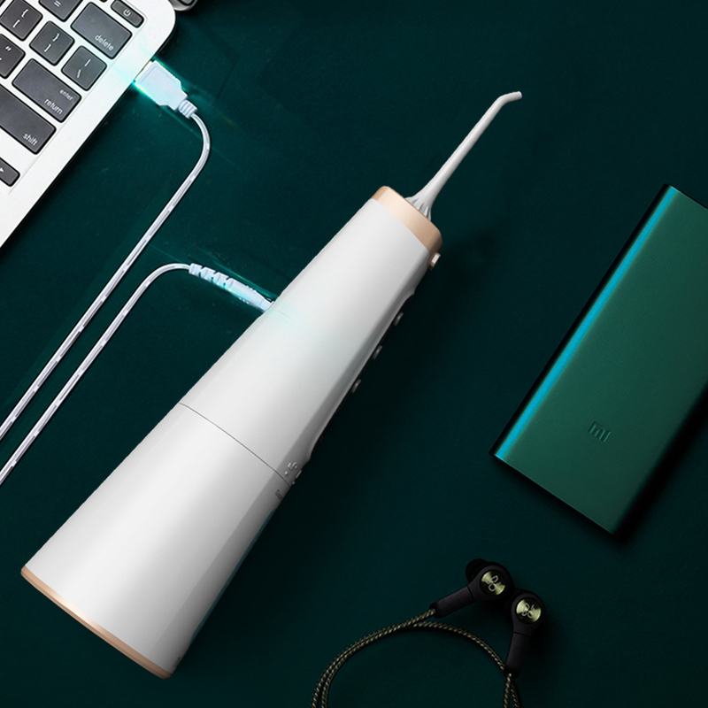 White Ozone Oral Irrigator 0.5kg Flosser Air Perawatan Gigi untuk Digunakan di Rumah