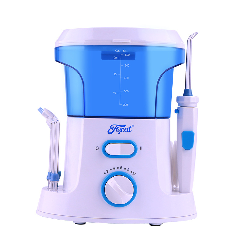 100 - 240V Countertop Water Flosser 600ml 1.2kg Berat Sempurna Untuk Perawatan Mulut