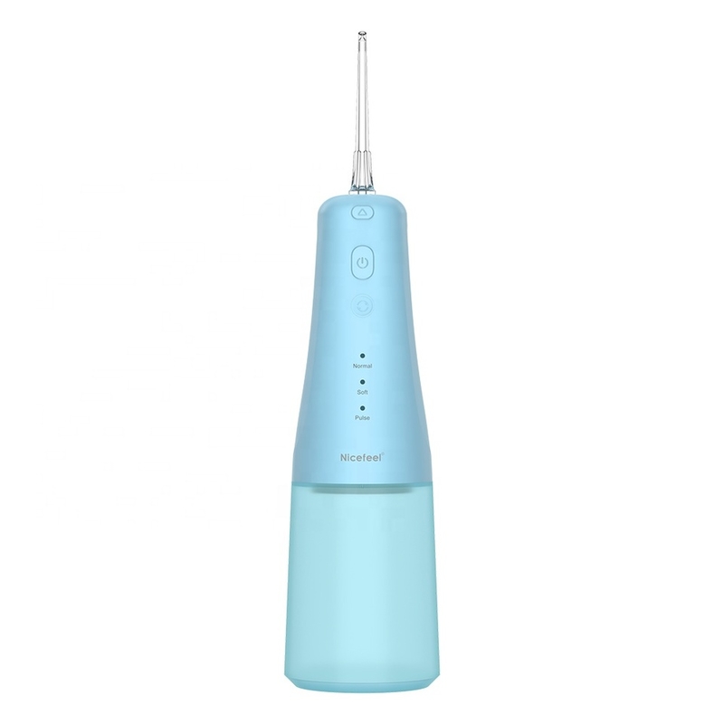 300ml Tekanan Tinggi Nicefeel Air Flosser 1400mAh Normal / Soft / Pulse / Instant Spray Mode