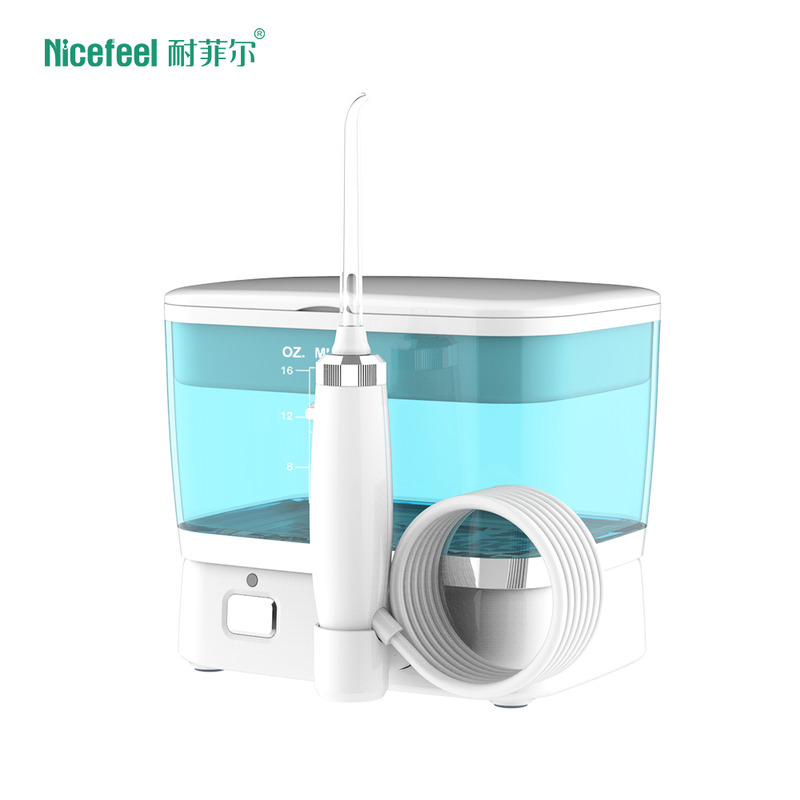 Flosser Air Gigi Listrik Irigator Oral dengan 3 Mode 2pcs Kepala Sikat
