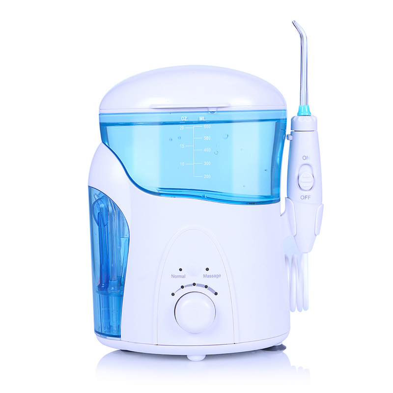 Kompak dan Efisien Flosser Air Gigi 25,5*7,5*7,5cm 4 Jam Waktu Pengisian