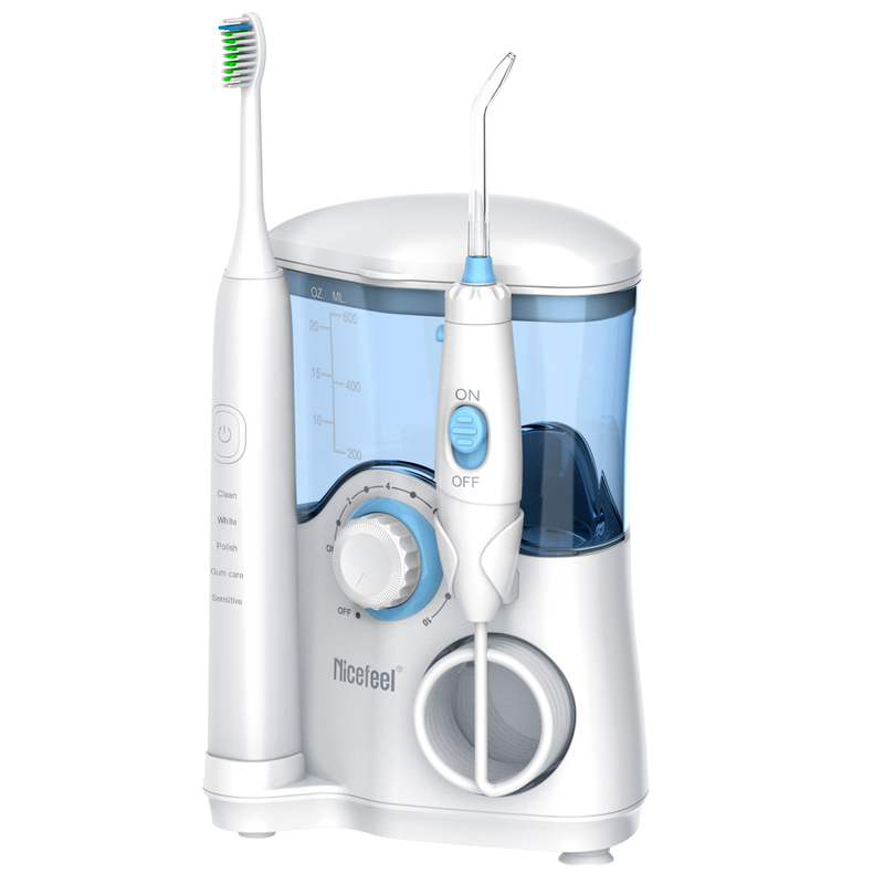 Tingkatkan rutinitas perawatan mulut Anda dengan Flosser Air Desktop dengan Panjang Tali 1,8m