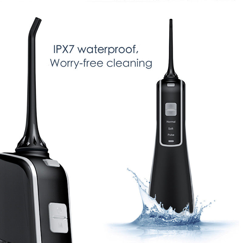 Flosser Air Pengisian Nirkabel Portabel, Oral Irrigator Pembersihan Gigi Gusi Pijat (IPX7 Tahan Air/3 Model)