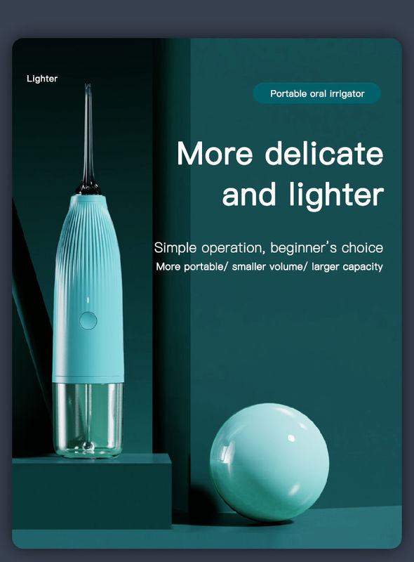 1400-1800 kali / menit Mini Water Flosser Food Grade ABS Untuk Perawatan Mulut