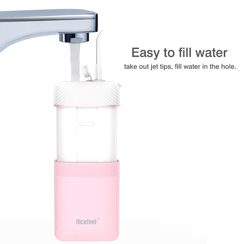 Desain Mini Flosser Air Lipat Flosser Air Listrik Oral Irrigator Dengan Nozzle yang Dapat Disimpan