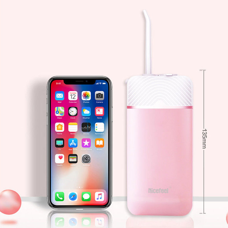 Desain Mini Flosser Air Lipat Flosser Air Listrik Oral Irrigator Dengan Nozzle yang Dapat Disimpan