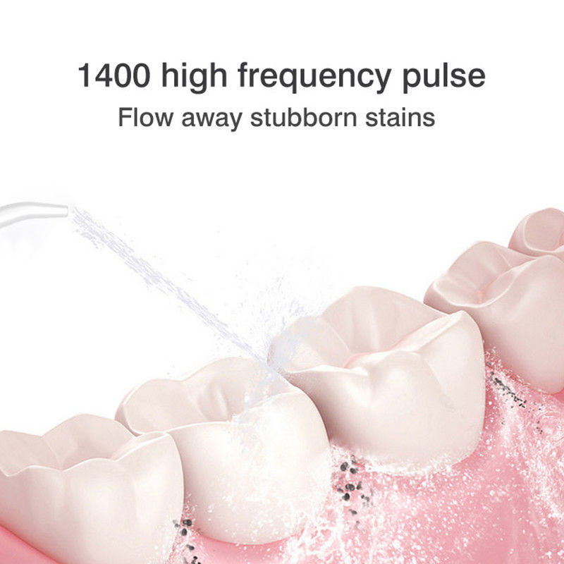 Desain Mini Flosser Air Lipat Flosser Air Listrik Oral Irrigator Dengan Nozzle yang Dapat Disimpan