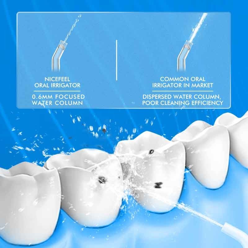 Rumah Dan Perjalanan Ipx7 Perawatan Gigi Isi Ulang Profesional Oral Irrigator Flosser Air Portabel Untuk Gigi