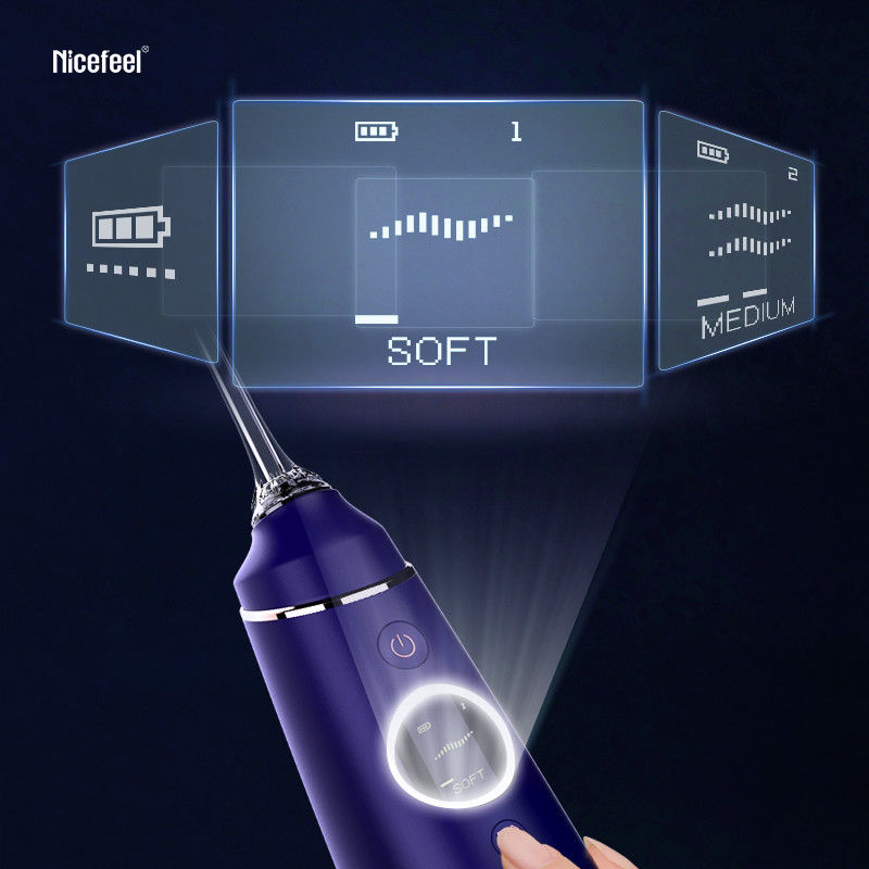 Flosser Air Isi Ulang Tanpa Kabel ABS Portabel Untuk Membersihkan Gigi