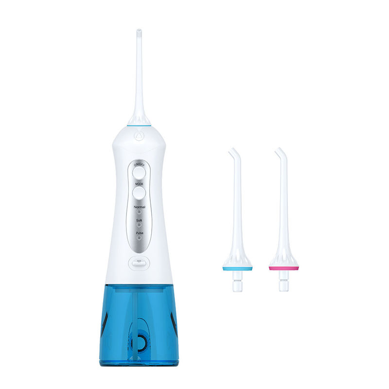 Flosser Air Genggam Irigator Oral Portabel Standar Dengan Tangki Air 300ml