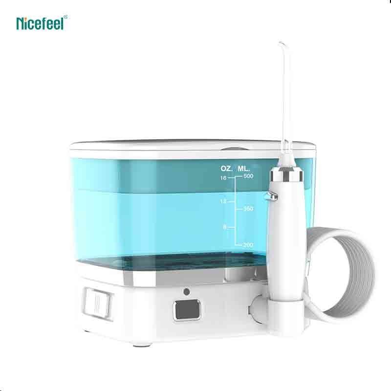 Flosser Air Isi Ulang Nirkabel Nicefeel Portabel Dengan Tangki Air 500ml