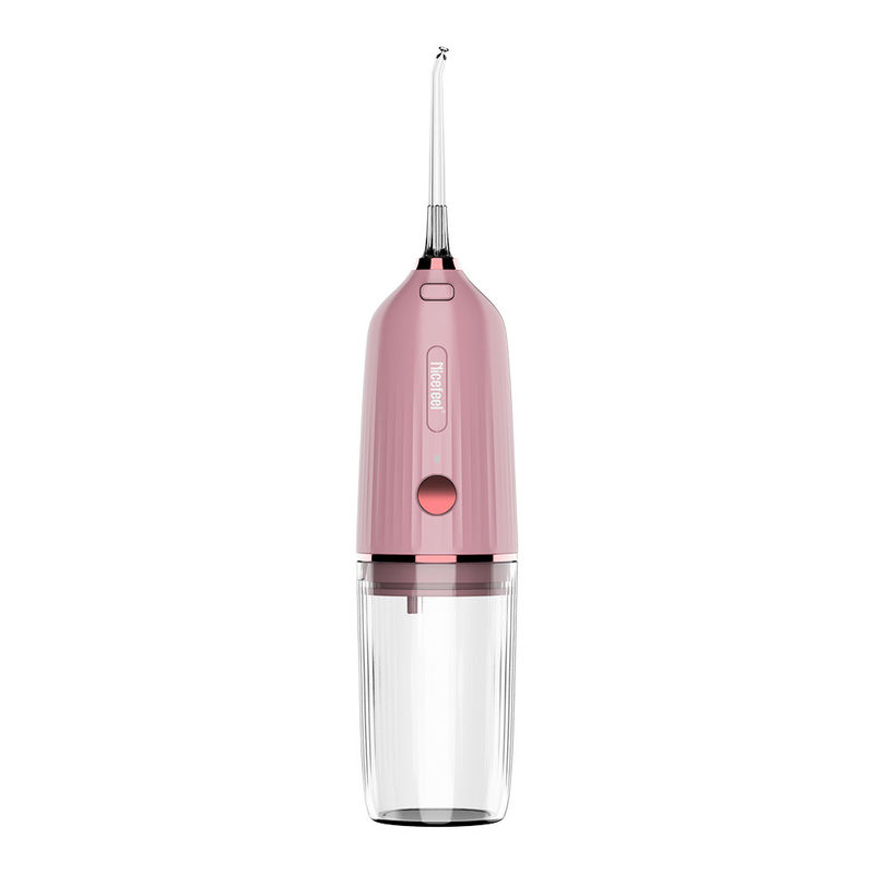 Oral Healthy 130ml Mini Water Flosser Perangkat Irigasi Oral 1.5H Waktu Pengisian