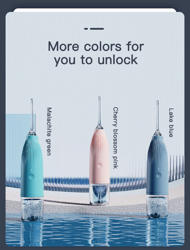 Baterai 800Mah Oral Water Irrigators Whitening Water Jet Pick Untuk Perjalanan