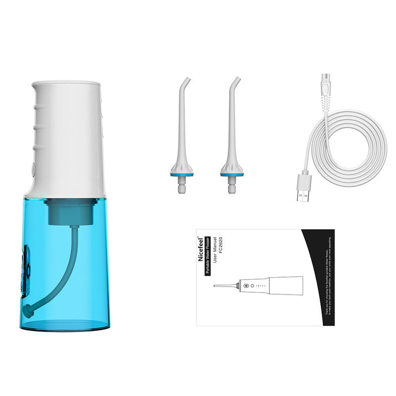Flosser Daya Listrik Terbaik Untuk Perjalanan Nicefeel Cordless Water Flosser Baterai IPX7 1900 mAh