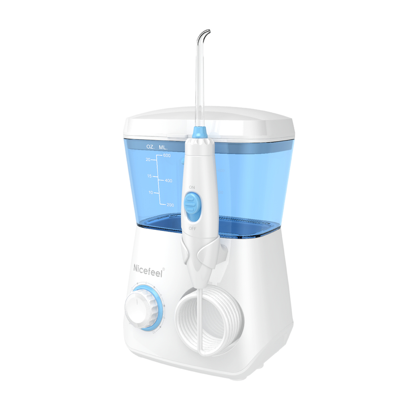 ABS PC 18W Water Flosser Dengan UV Sterilizer Logo Disesuaikan Untuk Gigi Sensitif