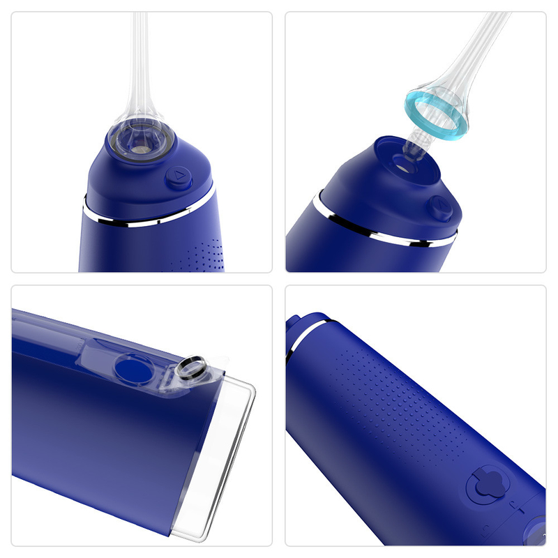 Tampilan Baterai OLED Nicefeel Cordless Water Flosser 300 ML Tangki Air DIY Mode 14 Mode Total