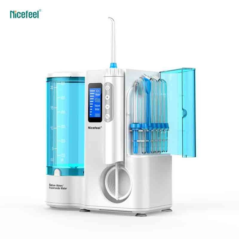 600ml Tank Countertop Nicefeel Oral Irrigator Untuk Perawatan Mulut Harian