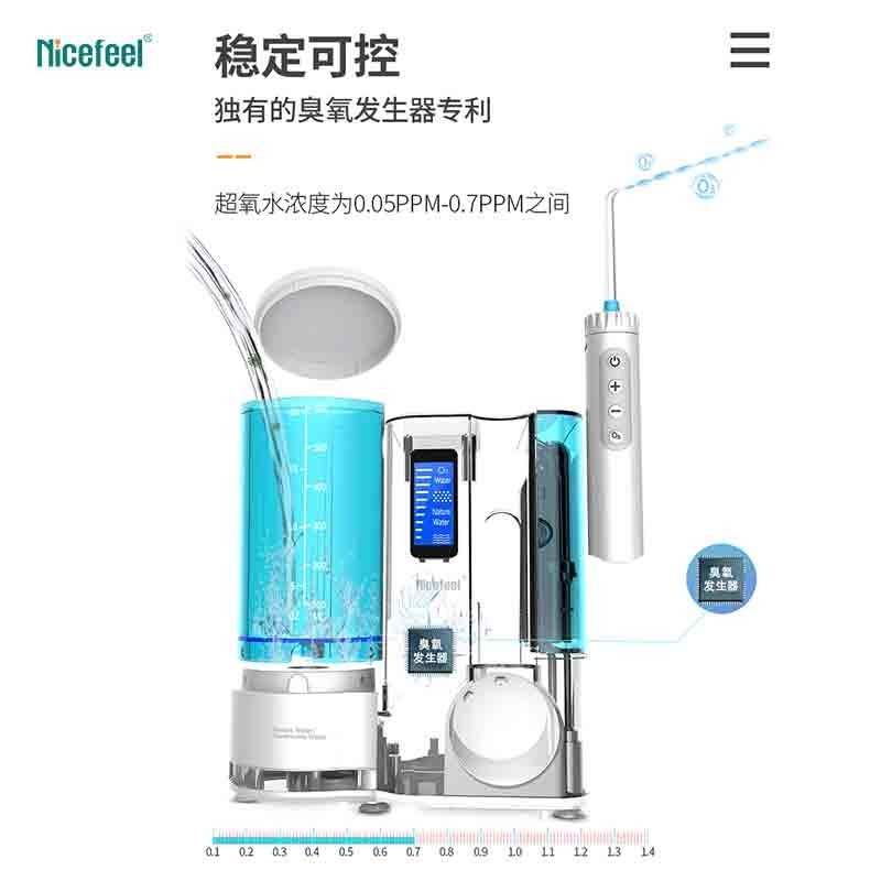 600ml Tank Countertop Nicefeel Oral Irrigator Untuk Perawatan Mulut Harian