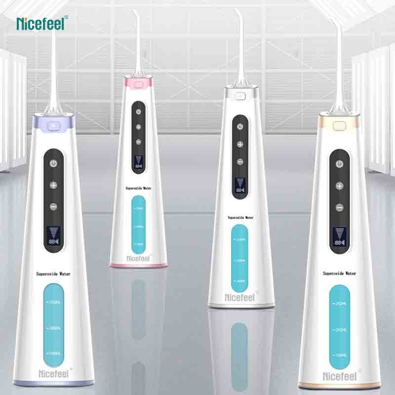 1600mAh Nicefeel Superoxide water Flosser Oral Irrigator Untuk Perawatan Mulut